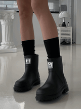 G-Square Logo Short Rain Boots