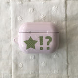 スター ポルカドット ピンク グロッシー AirPodsケース