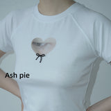 タイトプリントTシャツ