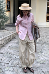 TWO-TUCK JOGGER PANTS_CREAM