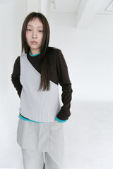 one shoulder sleeveless top(4colors)