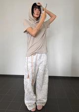 CURVE HOODED HALF TEE