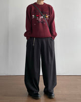 Foen Wool Stripe Slacks