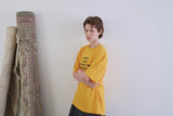 Glass t-shirt_mustard