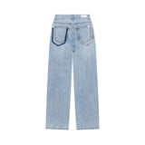 クラシックルックセミワイドデニムパンツ code 18101
