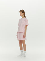 (Unisex) Essential Stretch Fit Half Sleeves PJ Set, Pink