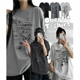 We Go オーバーサイズ フィット半袖 T シャツ