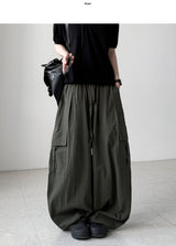 Linen Balloon Cargo Pants