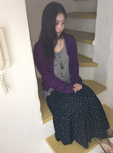 [BAONHAUS] ヒロネンボタンフリルレイヤードノースリーブ