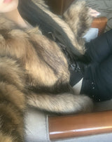 Rokina Eco Fur Jacket (Brown)