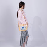 3D raster wood pattern bag