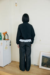 Layered frill T-shirt  / Peach