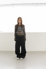 rough fringe wide pants(3colors)