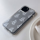 LACE PATTERN HARD JELL CASE_WILD FLOWERS