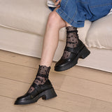 Bunny Velcro Mary Jane Loafer_L2514 (2Colors)