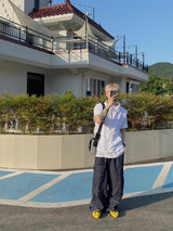 Nonfade stitch cargo balloon pants 2C