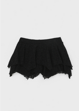 [MADE] Hitty Unbalanced Mini Skirt Pants