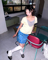 (2color) Daisy Cotton Mini Skirt