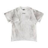 "CHAOS GIRL" ホワイトワックスドTシャツ