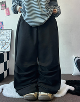 STRIPE SLIN クロップドフーディージップアップ 🤎❤🩶🖤3COLOR