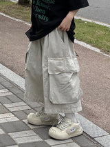 big pocket pigment bermuda pants
