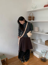 Colden High Neck Wool Knit Hoodie