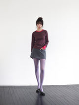 クラシックパッデドミニスカート (GREY)