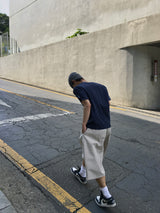 Mio Basic Pintuck Bermuda Pants 2C