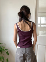 LACE LAYERED SLEEVELESS (3C)