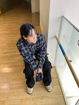No.0980 B N チェックシャツ (3color)