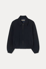 Classic Zip-up Blouson Jacket_Navy