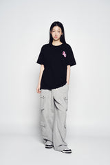 25SS オーバーサイズカーゴジョガーパンツ メランジ