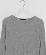 ノヒディ テンセル レイヤード ルーズフィット ロングスリーブTシャツ