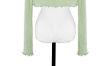 s/s wavy bolero wrap cd