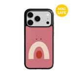 【MADE】シェイププレイ!_ピンクエモーションiPhoneケース [グロッシーグラス/Magsafe]