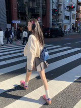 【MADE】ペトピンタックミニスカート