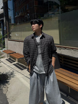 Summer mata checkered shirt