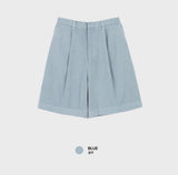 Look Stubbo Pigment Pintuck Back Banding Cotton Shorts