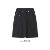 [Unisex] マルチカーゴバミューダパンツ(4color)