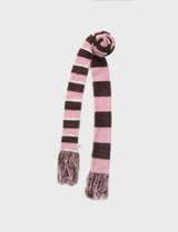 HAIRY TASSEL MUFFLER (PINK)