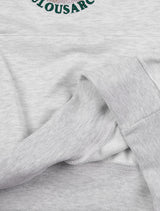 Women's Crop Bear Friends Embo Embroidered Hooded AshGray(FCB3TS359W)