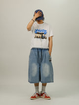 WN Side Snap Bermuda Banding Pants