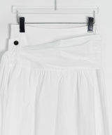 Dunkey Shirring Wrap Midi Skirt