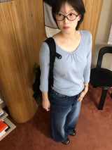 3/4 Shirred t-shirt
