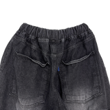 aqua wash big balloon denim