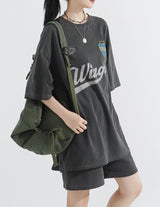 ピグメントウィングスオーバーフィットTシャツ
