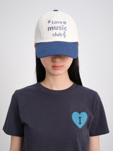 Love music club ball cap -  Ivory