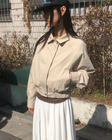 Dasun Collar Cotton Blue Jackets