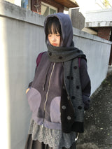 【即日発送】 dot-flip reversible muffler 