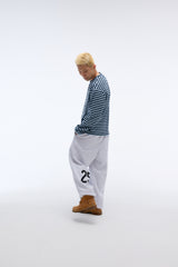 Weekend warrior typography printing long pants (Melange)